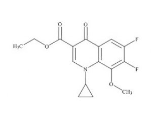 PUNYW5511375 Moxifloxacin Related Compound 1 (8-Methoxy Quinolonic Ethyl Ester)