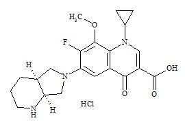 <em>PUNYW5531514</em> <em>Moxifloxacin</em> <em>Impurity</em> <em>3</em> <em>HCl</em>