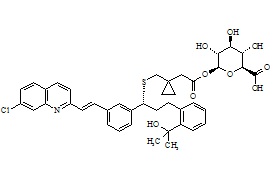PUNYW6566197 <em>Montelukast</em>-Acyl-Glucuronide