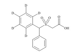 <em>PUNYW19313190</em> <em>Modafinil</em>-d5 <em>Acid</em> <em>Sulfone</em>