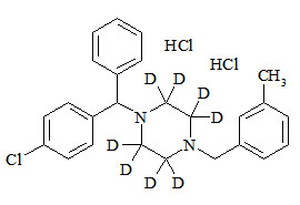 PUNYW20262192 <em>Meclizine</em>-d8 dihydrochloride