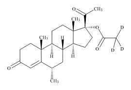 <em>PUNYW5190106</em> <em>Medroxyprogesterone</em> <em>17-Acetate</em>-d3
