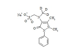 PUNYW22144266 <em>Metamizole</em>-d3 Sodium (Dipyrone-d3 Sodium)