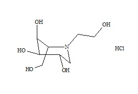 PUNYW21452408 N-(2-Hydroxyethyl)-1-deoxy-L-altronojirimycin (<em>Miglitol</em> <em>Impurity</em>)