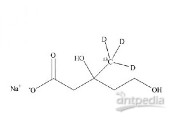 PUNYW26813343 Mevalonic Acid-13C-d3 Sodium Salt