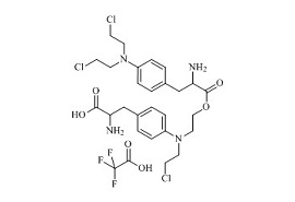 PUNYW11457454 <em>rac-Melphalan</em> EP <em>Impurity</em> G Trifluoroacetate (<em>rac-Melphalan</em> Dimer Trifluoroacetate)