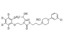 PUNYW24670185 <em>Hydroxy</em> <em>Nefazodone</em>-d5 <em>HCl</em>