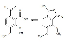 PUNYW21568418 Noscapine Impurity 5 (Opianic Acid) (<em>Mixture</em> of <em>Tautomeric</em> <em>Isomers</em>)