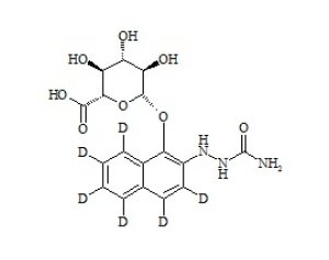 PUNYW26363505 Naftazone-d6 beta-D Glucoronide