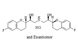 PUNYW9582284 Nebivolol <em>Related</em> <em>Compound</em> 1 <em>HCl</em> (Mixture of (RR,SR) and (SS,RS) Isomer)