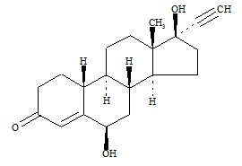 PUNYW9792513 6-beta-Hydroxy <em>Norethindrone</em> (<em>Norethindrone</em> <em>Impurity</em> H)