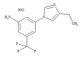 <em>PUNYW12368147</em> <em>Nilotinib</em> <em>Impurity</em> <em>1</em> <em>HCl</em>
