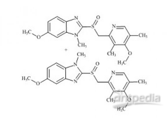 PUNYW6145475 N-Methyl Omeprazole (Mixture of Isomers)