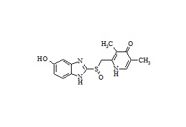 <em>PUNYW6147322</em> <em>Omeprazole</em> <em>Impurity</em> (<em>2</em>-[[(<em>5-hydroxy-1H-benzimidazol-2-yl</em>)<em>sulfinyl</em>]<em>methyl</em>]-<em>3,5-dimethy-l-4</em>(<em>1H</em>)-<em>pyridone</em>)