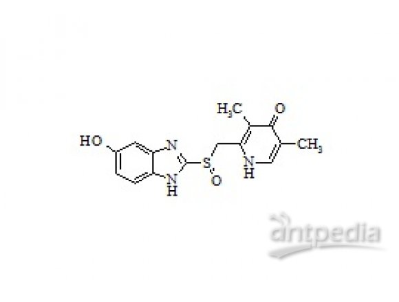 PUNYW6147322 Omeprazole Impurity (2-[[(5-hydroxy-1H-benzimidazol-2-yl)sulfinyl]methyl]-3,5-dimethy-l-4(1H)-pyridone)
