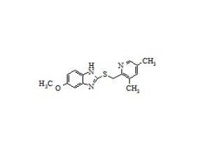 PUNYW6158519 5-Methoxy-2-[[(3,5-Dimethylpyridin-2-yl)methyl]sulphanyl]-1H-Benzimidazole