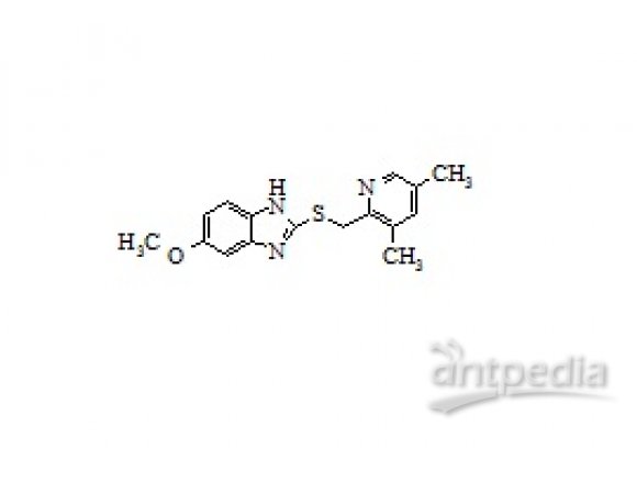 PUNYW6158519 5-Methoxy-2-[[(3,5-Dimethylpyridin-2-yl)methyl]sulphanyl]-1H-Benzimidazole
