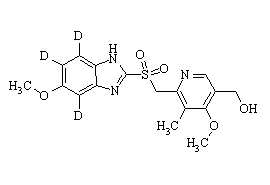 PUNYW6127486 <em>5-Hydroxy</em> <em>Omeprazole</em>-d3 <em>Sulfone</em>
