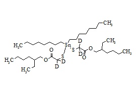 PUNYW24895299 DOTE (di-n-Octyltin <em>bis</em>(<em>2-ethylhexyl</em>) <em>mercaptoacetate</em>)-<em>d4</em>