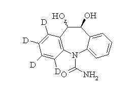 PUNYW11512510 <em>10,11-Dihydro-10,11-Dihydroxy</em> <em>Carbamazepine</em>-d4 (<em>mixture</em> of <em>isomers</em>)