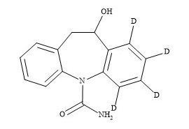 <em>PUNYW11493162</em> <em>10,11-Dihydro-10-Hydroxy</em> <em>Carbamazepine</em>-d4 (<em>rac-Licarbazepine</em>-d4)