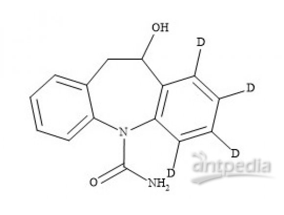 PUNYW11493162 10,11-Dihydro-10-Hydroxy Carbamazepine-d4 (rac-Licarbazepine-d4)