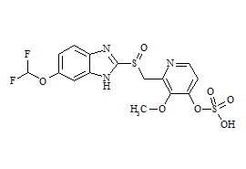 <em>PUNYW6266430</em> <em>O-Desmethyl</em> <em>Pantoprazole</em> <em>O-Sulfate</em>