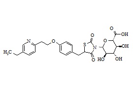 <em>PUNYW12706467</em> <em>Pioglitazone</em> <em>N-beta-D-Glucuronide</em> (<em>Mixture</em> of <em>Diastereomers</em>)