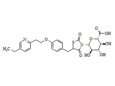 PUNYW12706467 Pioglitazone N-beta-D-Glucuronide (Mixture of Diastereomers)