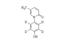 PUNYW18819304 <em>N</em>-(<em>4-Hydroxyphenyl</em>)-<em>5-methyl-2-1H-Pyridone-d4</em>