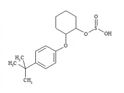 PUNYW22209493 Propargite Impurity (2-(4-tert-Butylphenoxy)cyclohexyl Hydrogen Sulfite)