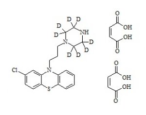 PUNYW21399583 N-Desmethyl Prochlorperazine-d8 Dimaleate Salt