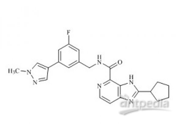 PUNYW19136117 2-cyclopentyl-N-[[3-fluoro-5-(1-methyl-1H-pyrazol-4-yl)phenyl]methyl]-3H-Imidazo[4,5-c]pyridine-4-carboxamide