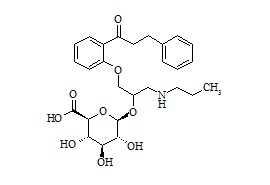 PUNYW14777397 <em>Propafenone</em> <em>Glucuronide</em> (<em>Mixture</em> of <em>Diastereomers</em>)