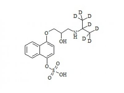 PUNYW12899406 rac-4-Hydroxy Propranolol-d7 Sulfate