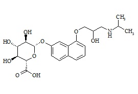 PUNYW12881482 7-Hydroxy <em>Propranolol</em> <em>Glucuronide</em> (Mixture of Diastereomers)