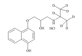PUNYW12883444 4-<em>Hydroxy</em> <em>Propranolol</em>-d7 <em>HCl</em>