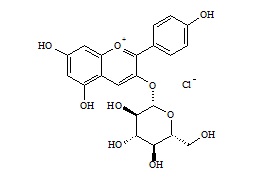 PUNYW27464509 <em>Pelargonidin-3-Glucoside</em> Chloride (Callistephin Chloride)