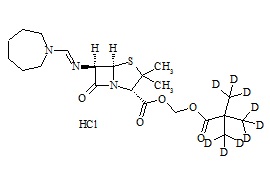<em>PUNYW26131178</em> <em>Pivmecillinam</em>-d9 <em>Hydrochloride</em>