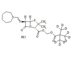 PUNYW26131178 Pivmecillinam-d9 Hydrochloride