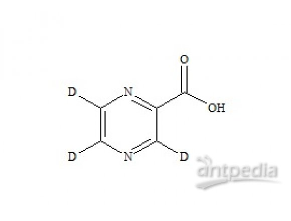 PUNYW26137338 Pyrazinoic Acid-d3 (Pyrazinecarboxylic Acid-d3)