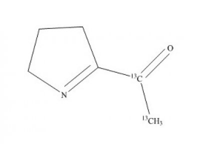 PUNYW26756472 2-Acetyl-1-pyrroline-13C2 85% (10% w/w in Toluene)