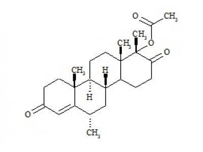 PUNYW5224495 (17a-alfa)-Hydroxy-6alfa,17a-dimethyl-D-homoandrost-4-ene-3,17-dione 17-Acetate