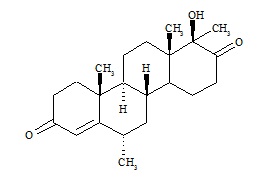 PUNYW5228345 (<em>17</em>a-beta)-<em>Hydroxy-6alfa</em>,<em>17a-dimethyl-D-homoandrost-4-ene-3,17-dione</em>