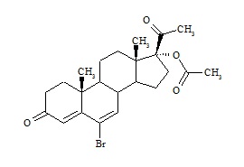PUNYW5248462 <em>6-Bromo-delta</em> <em>6-chloro-acetoxyprogesterone</em>