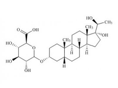 PUNYW5321120 (3α,5β,20S)-17,20-Dihydroxypregnan-3-yl β-D-Glucopyranosiduronic Acid