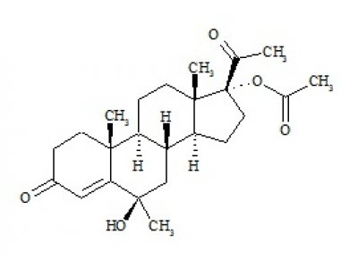PUNYW5223355 6-beta-Hydroxy Medroxy Progesterone 17-Acetate