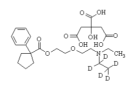PUNYW26395418 <em>Pentoxyverine</em>-d5 <em>citrate</em>