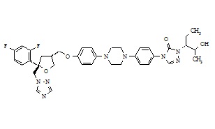 PUNYW3821105 <em>Posaconazole</em> <em>Diastereoisomer</em> 3 (S,R,R,R)