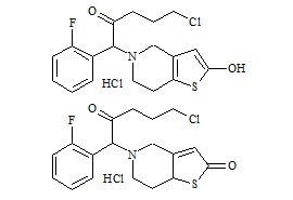 PUNYW6351201 <em>Prasugrel</em> <em>Impurity</em> 6 HCl (Mixture of Isomers)
